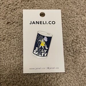 Janeli.Co 'Stay Salty' Enamel Pin - Navy & Yellow
